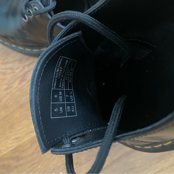 Dr Martins 1461 Quad Platform Oxfords EU38 / US7 Black - Picture 5 of 7